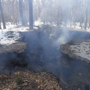 У Львівській області спалили музей-криївку. ФОТО